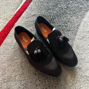 Tallia Men’s Black Donna Tassel Dress Shoes